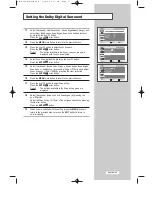 Предварительный просмотр 33 страницы Samsung LS-32A23WX Owner'S Instructions Manual