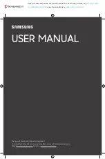 Samsung LS03B User Manual preview