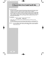 Preview for 47 page of Samsung LS15M13C Owner'S Instructions Manual