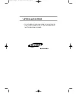 Preview for 49 page of Samsung LS15M13C Owner'S Instructions Manual