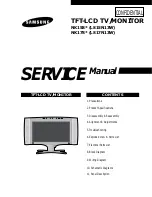 Samsung LS15N13W Service Manual preview