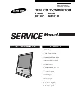 Samsung LS15S13C Service Manual предпросмотр