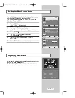 Предварительный просмотр 33 страницы Samsung LS20M22C Owner'S Instructions Manual