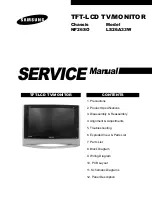 Samsung LS26A33W Service Manual предпросмотр