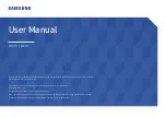 Preview for 1 page of Samsung LS27R750QENXZA User Manual