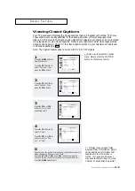 Preview for 47 page of Samsung LT-M1575 Owner'S Instructions Manual