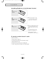 Preview for 8 page of Samsung LT-P 1545 Owner'S Instructions Manual