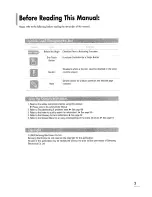 Предварительный просмотр 3 страницы Samsung LT-P468W Owner'S Instruction Manual