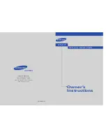 Samsung LTM 1525 Owner'S Instructions Manual предпросмотр