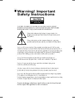 Preview for 2 page of Samsung LTN1565 Owner'S Instructions Manual