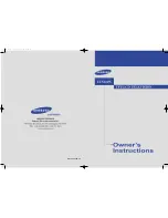 Samsung LTN226W Manual preview