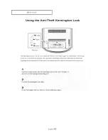 Preview for 65 page of Samsung LTP227W - HD-Ready Flat-Panel LCD TV Owner'S Instructions Manual