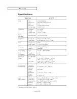 Preview for 68 page of Samsung LTP227W - HD-Ready Flat-Panel LCD TV Owner'S Instructions Manual