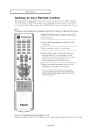 Preview for 70 page of Samsung LTP227W - HD-Ready Flat-Panel LCD TV Owner'S Instructions Manual