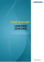 Samsung LU28E570DS User Manual preview