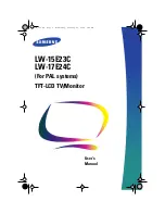 Предварительный просмотр 1 страницы Samsung LW-15E23C User Manual