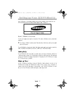 Preview for 9 page of Samsung LW-15E23C User Manual