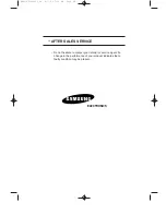 Предварительный просмотр 49 страницы Samsung LW15E33C Owner'S Instructions Manual