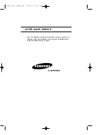 Preview for 60 page of Samsung LW15M23C Owner'S Instructions Manual