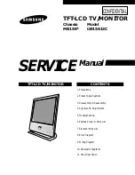 Samsung LW15S13C Service Manual предпросмотр