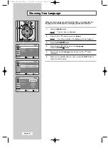 Предварительный просмотр 23 страницы Samsung LW17N23N Owner'S Instructions Manual