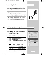 Preview for 29 page of Samsung LW22A13W Owner'S Instructions Manual