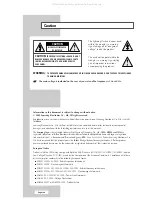 Предварительный просмотр 2 страницы Samsung LW24R15W Owner'S Instructions Manual