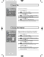 Предварительный просмотр 15 страницы Samsung LW26A33W Owner'S Instructions Manual