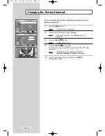 Предварительный просмотр 23 страницы Samsung LW26A33W Owner'S Instructions Manual