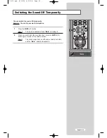 Предварительный просмотр 34 страницы Samsung LW26A33W Owner'S Instructions Manual