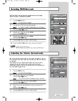 Предварительный просмотр 36 страницы Samsung LW26A33W Owner'S Instructions Manual