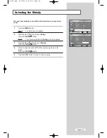 Предварительный просмотр 44 страницы Samsung LW26A33W Owner'S Instructions Manual