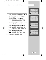 Предварительный просмотр 17 страницы Samsung LW29A13W Owner'S Instructions Manual