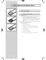 Предварительный просмотр 12 страницы Samsung LW30A23W Owner'S Instructions Manual