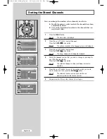 Предварительный просмотр 18 страницы Samsung LW30A23W Owner'S Instructions Manual