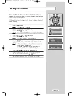 Предварительный просмотр 21 страницы Samsung LW30A23W Owner'S Instructions Manual