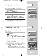 Предварительный просмотр 25 страницы Samsung LW30A23W Owner'S Instructions Manual