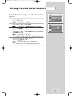 Предварительный просмотр 31 страницы Samsung LW30A23W Owner'S Instructions Manual