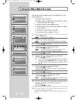 Предварительный просмотр 32 страницы Samsung LW30A23W Owner'S Instructions Manual