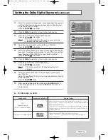 Предварительный просмотр 33 страницы Samsung LW30A23W Owner'S Instructions Manual