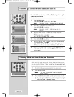 Предварительный просмотр 42 страницы Samsung LW30A23W Owner'S Instructions Manual