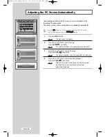 Предварительный просмотр 44 страницы Samsung LW30A23W Owner'S Instructions Manual