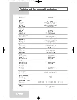 Предварительный просмотр 54 страницы Samsung LW30A23W Owner'S Instructions Manual