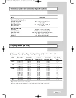 Предварительный просмотр 55 страницы Samsung LW30A23W Owner'S Instructions Manual