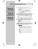 Preview for 21 page of Samsung LW32A30W Owner'S Instructions Manual