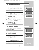 Preview for 24 page of Samsung LW32A30W Owner'S Instructions Manual