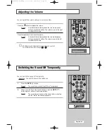 Preview for 30 page of Samsung LW32A30W Owner'S Instructions Manual