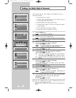 Preview for 33 page of Samsung LW32A30W Owner'S Instructions Manual