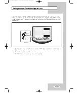 Preview for 54 page of Samsung LW32A30W Owner'S Instructions Manual