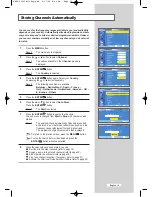 Preview for 17 page of Samsung LW32A33W Owner'S Instructions Manual